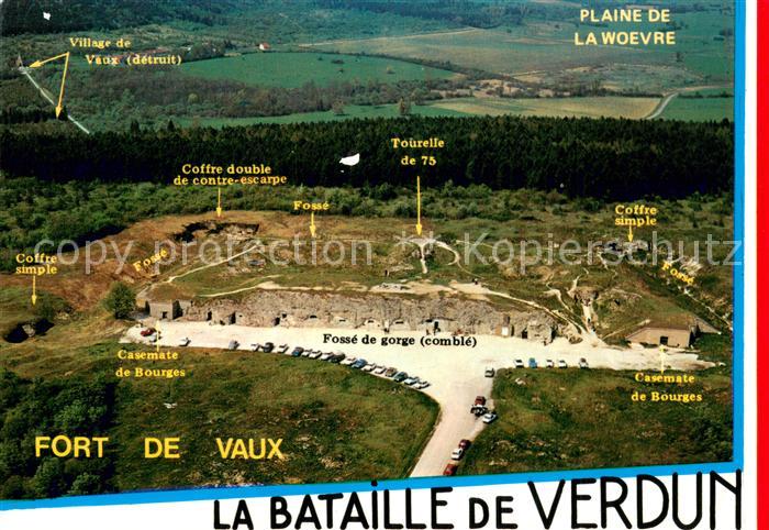 Verdun Meuse La Bataille de Verdun Fort de Vaux Enleve par les Allemends Repris