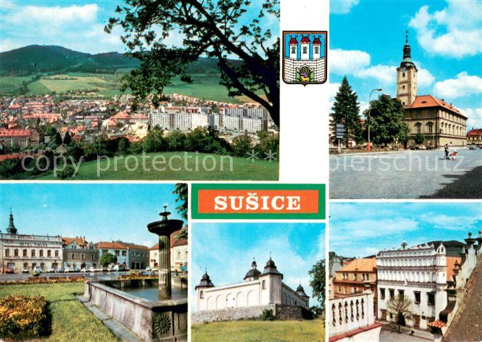 Susice CZ Panorama Teilansichten