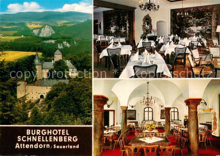 Attendorn Burghotel Schnellenberg Gastraeume