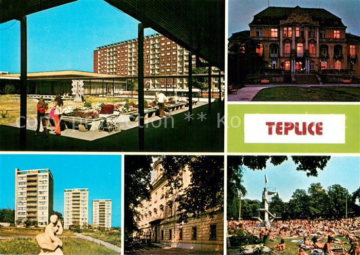 Teplice Teplitz-Schoenau CZ Retenice Hadi lazne Sidliste Bila cesta Vojensky laz
