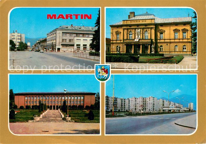 Martin  SK Slovakia namesti SNP Divadlo SNP Slovenske narodne muzeum Sidlisko Se