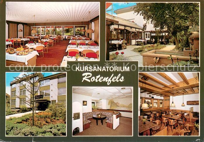 Ebernburg Kursanatorium Rotenfels Restaurant