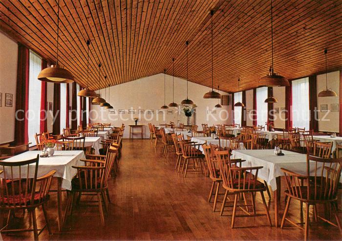 Soecking Starnberg Kursanatorium fuer Kriegsblinde Speisesaal