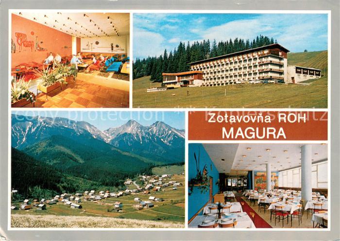 Vysoke Tatry Spolocenska miestnost Zotavovna ROH Magura Zdlar v pozadi Belianske