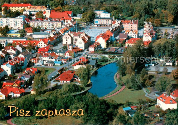 Pisz PL Widok na miasto z lotu ptake