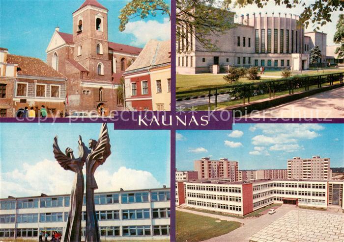 Kaunas Kowno Senamiescio fragmentas Jaunyste MK Ciurlionio dailes muziejus Najaj