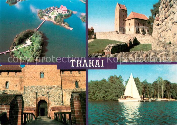 Trakai Lithuania Salos pilies ansamblis