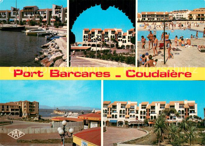 Barcares Le Coudalere La place Martinique le port la piscine