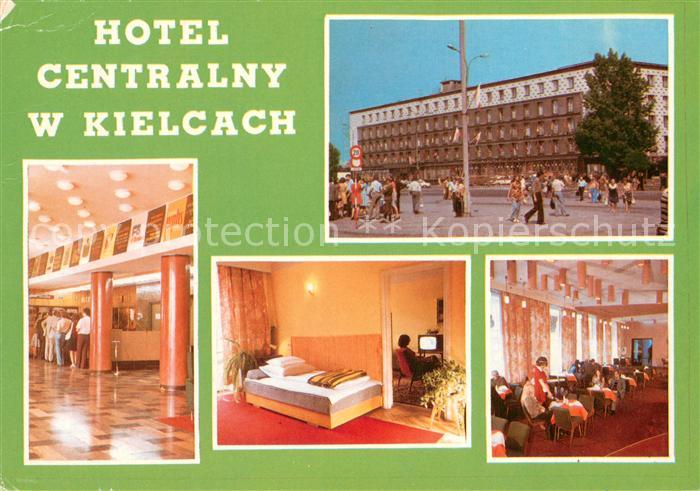Kielce PL Hotel Centralny Foyer Zimmer Speiseraum