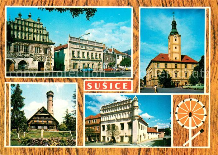 Susice CZ Mesto zname vyrobou zapalek lezi v Sumavskem podhuri v kotline pod Sva