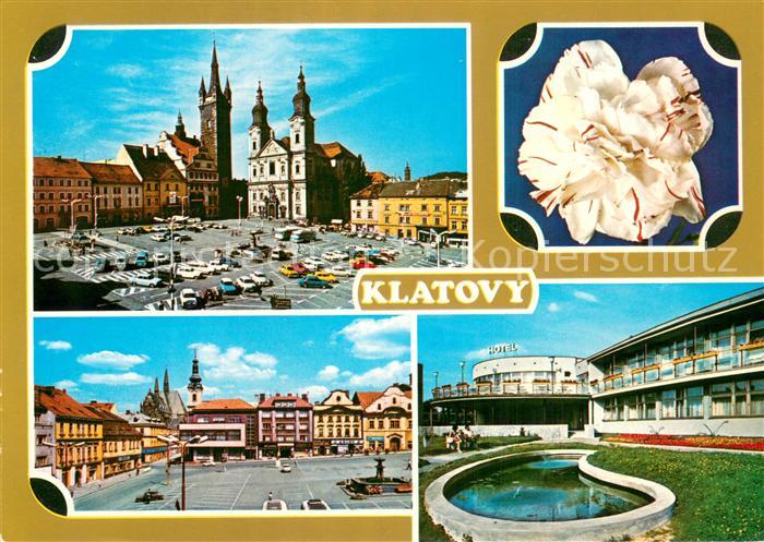 Klatovy Klattau CZ Mesto karafiatu a vystupni a vstupni brana do zapadni Sumavy