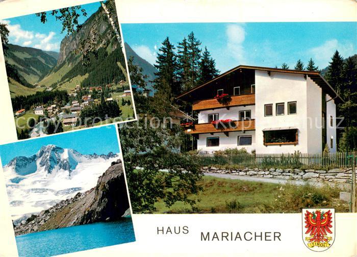 Ginzling Haus Mariacher Panorama Ortsblick