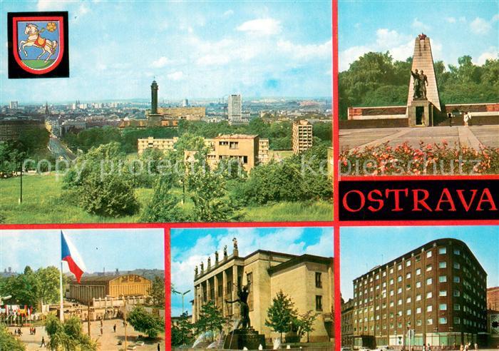 Ostrava Maehrisch Ostrau Stadtpanorama Denkmal Kulturpalast Hotel Imperial