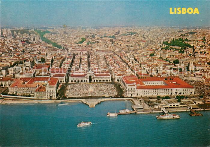 Lisboa La Place du Palais Fliegeraufnahme