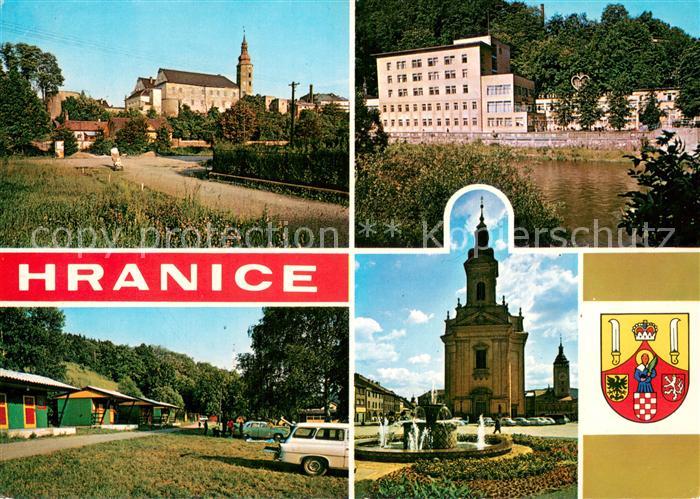 Hranice nad Morave Maehrisch Weisskirchen CZ Schloss Kurhotel Autocamping Gottwa