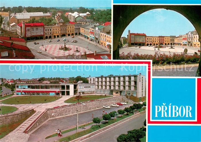 Pribor Freiberg Maehren Platz Innenstadt Einkaufszentrum