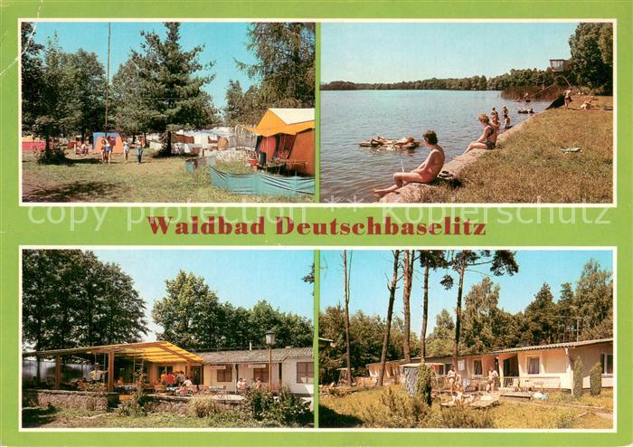 Deutschbaselitz Zeltplatz Waldbad Gaststaette Bungalowsiedlung