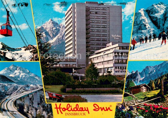 Innsbruck Holiday Inn Hotel Bergbahn Autobahnbruecke Skigebiet Alpenflora