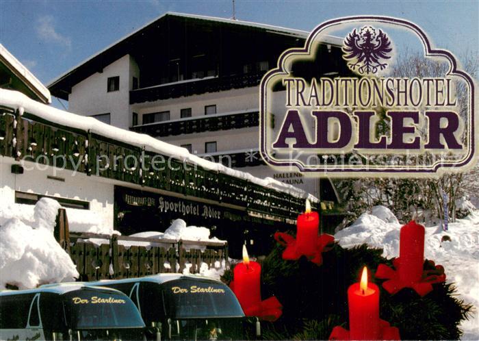 Jungholz Tirol Hotel Adler Sporthotel Adventskranz