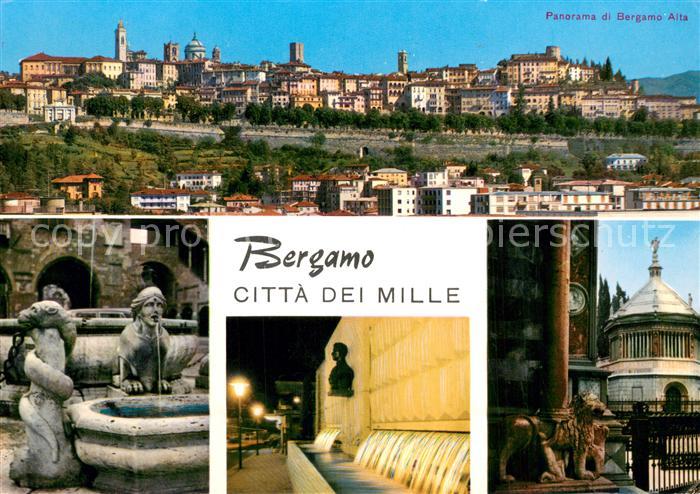 Bergamo Lombardia IT Panorama Citta dei Mille Details