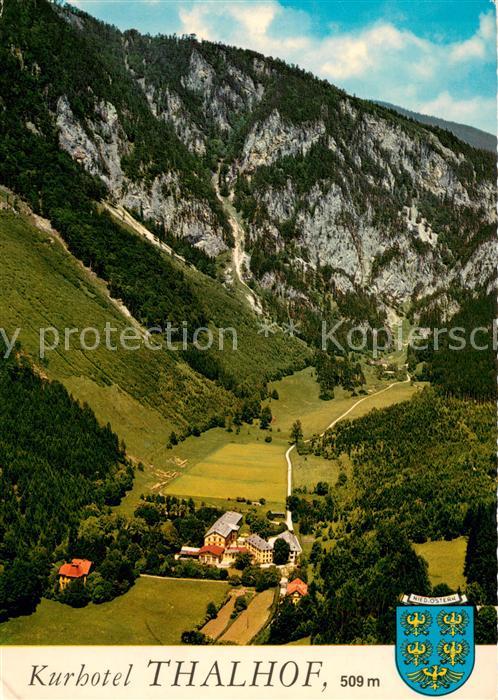 Reichenau Rax Kurhotel Thalhof Fliegeraufnahme