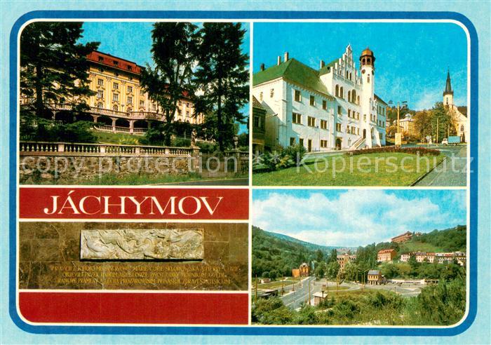 Jachymov Sankt Joachimsthal Radioaktivni lazne prvni na svete Z doby rozvoje mes