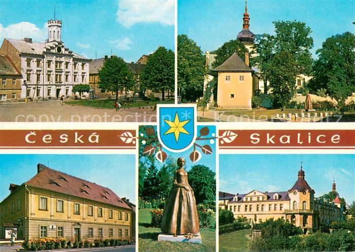 Ceska Skalice Boehmisch Skalitz CZ Radnice Mala fara Muzeum Bozeny Nemcave Pomni