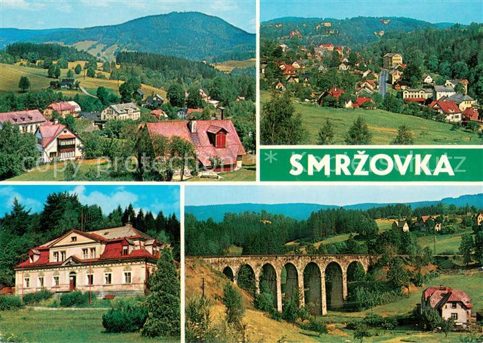 Smrzovka Morchenstern CZ Mestecko textilnim a sklarskym prumyslem Letni a zimni