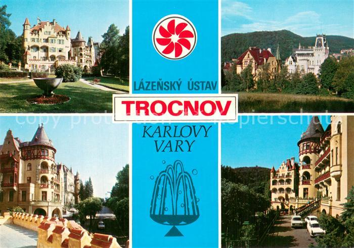 Karlovy Vary Karlsbad Lazensky ustav Trocnov Ubytovaci domy Brno Vysehrad Smetan