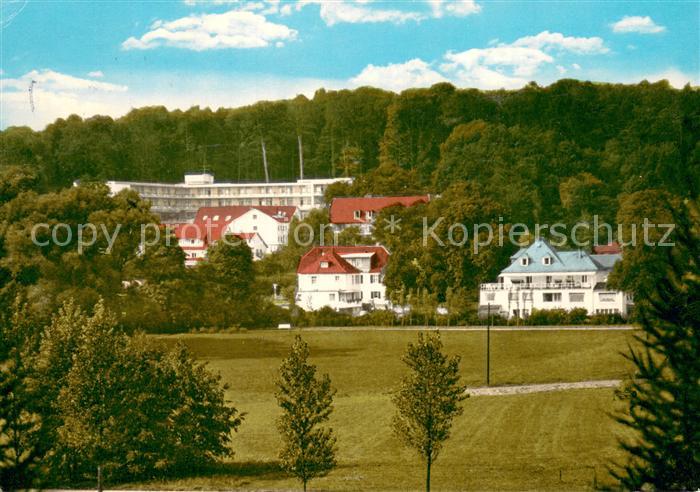 Bad Salzhausen Blick zum Sanatorium Am Roemerwall