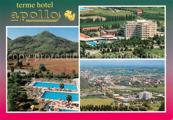 Montegrotto Terme Terme Hotel Apollo Thermalbad Luftbild
