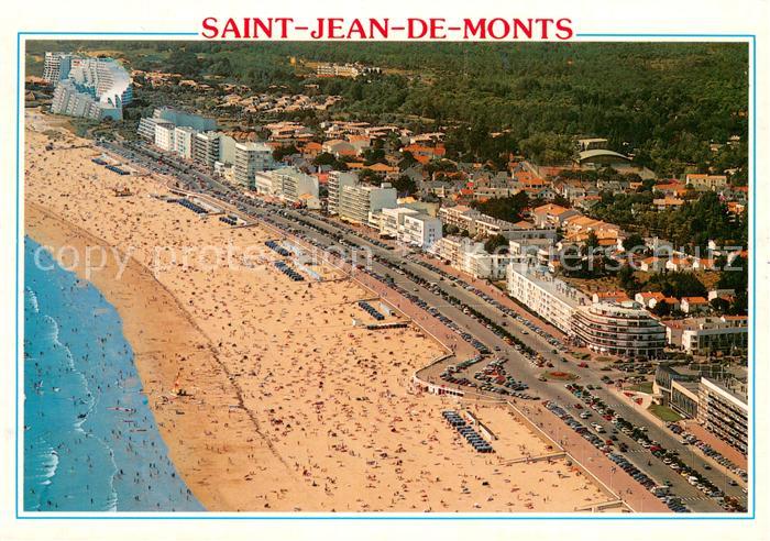 Saint Jean de Monts Vue aérienne de la plage
