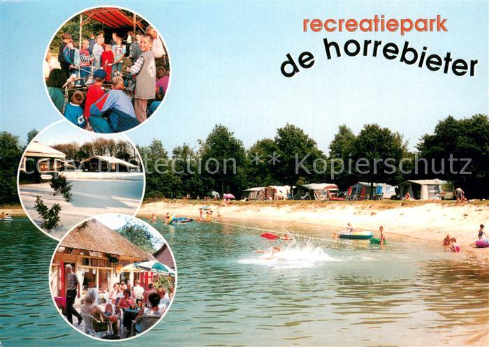 Hoogersmilde NL Recreatiepark De Horrebieter Strand Gaststaette Bungalows