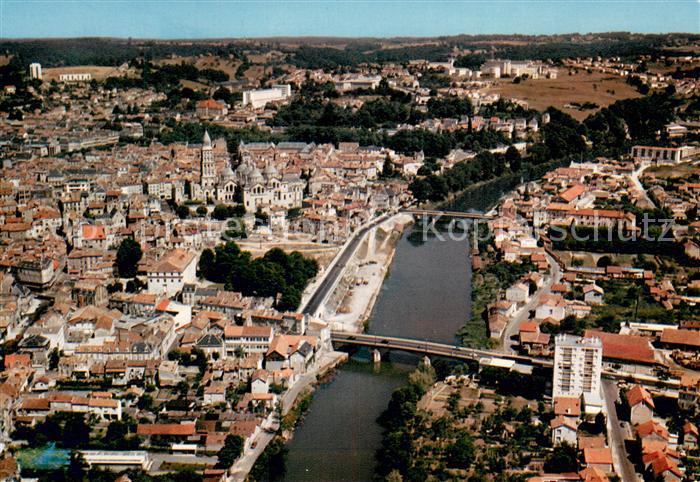 Perigueux 24 Les bords de l Isle Cathedrale Saint Front vue aérienne