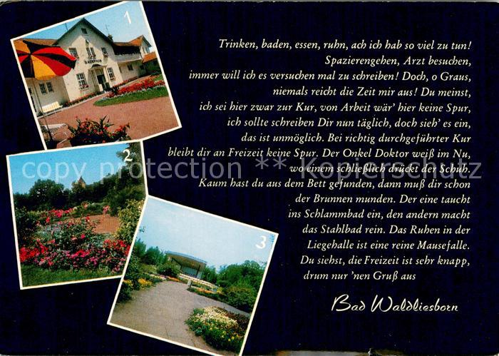 Bad Waldliesborn Badehaus Parkpartie Musikpavillon