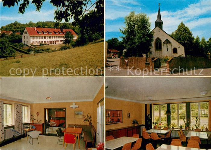 Merzig Schullandheim Wochern Kapelle Speiseraum