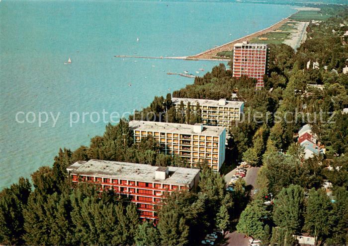 Siofok Hotelreihe Fliegeraufnahme