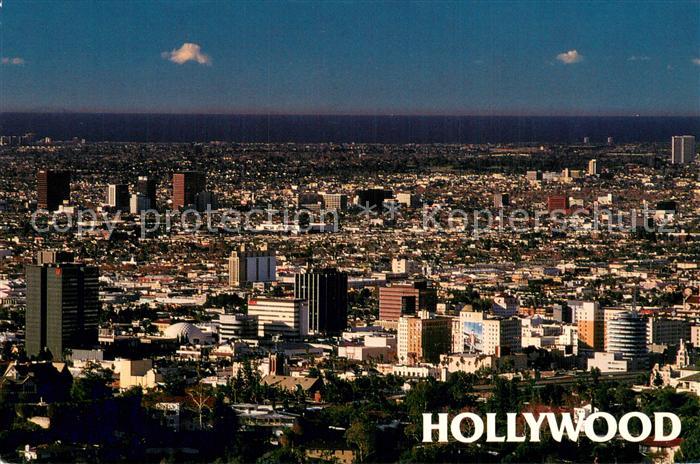 Hollywood California From high in the Hollywood Hills