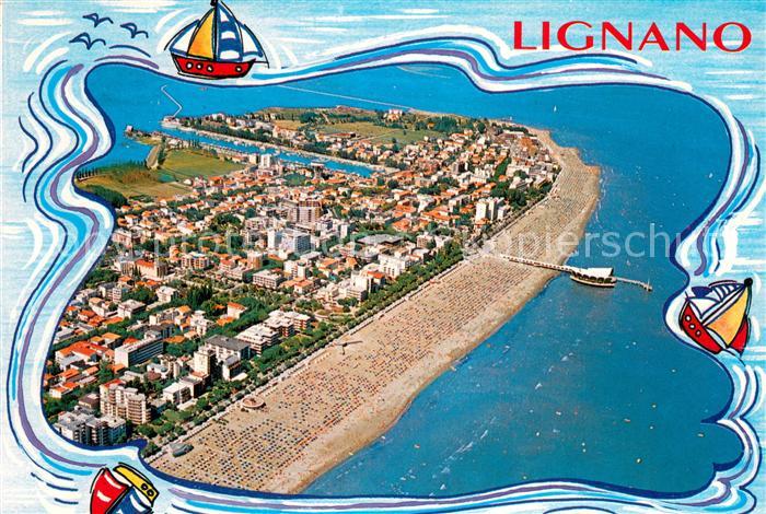 Lignano IT Fliegeraufnahme