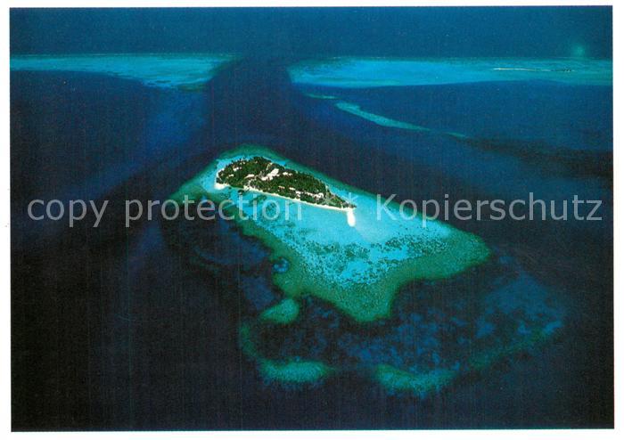 Maldives Malediven Embudu Fliegeraufnahme