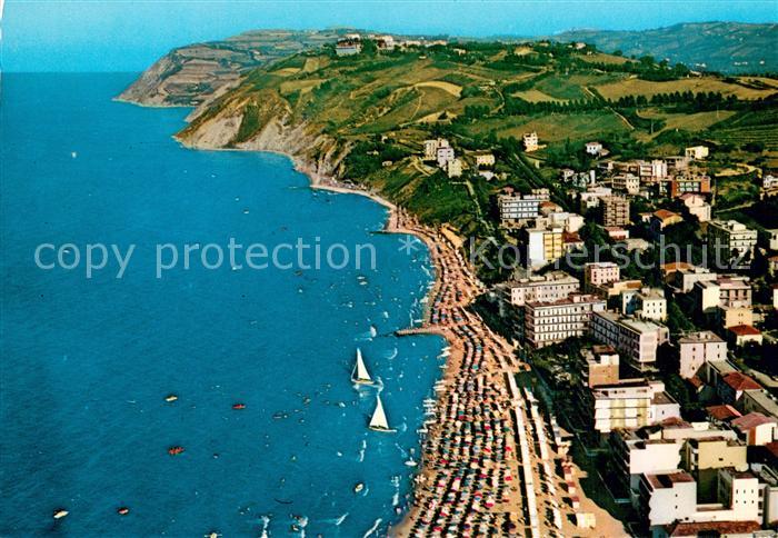 Gabicce Mare IT Panorama del Monte visto dall aereo