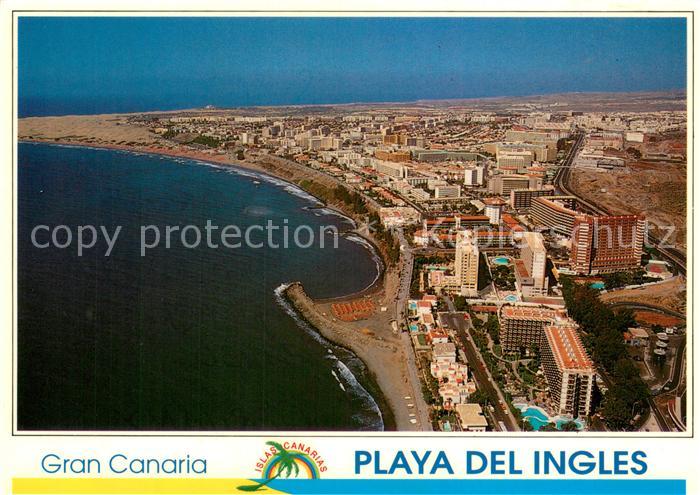 Playa del Ingles Vista desde el avion