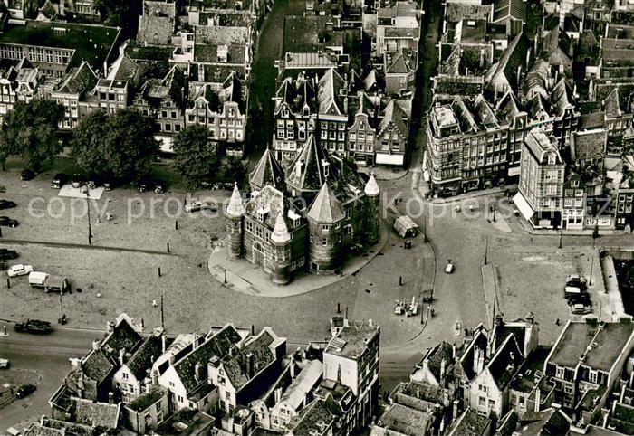 Amsterdam  NL Waagebouw Fliegeraufnahme