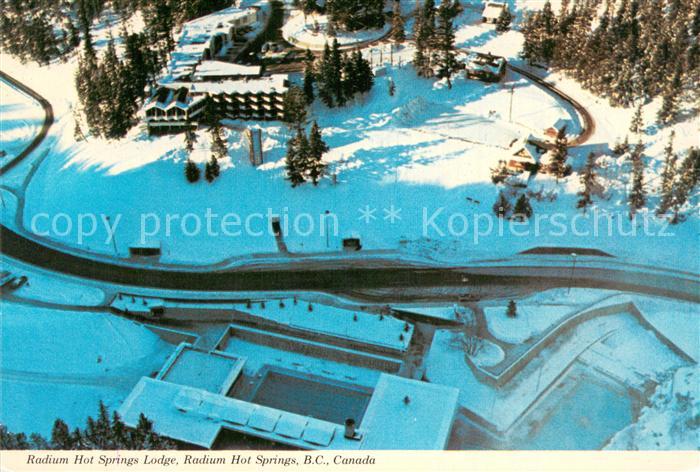 Radium Hot Springs BC Fliegeraufnahme