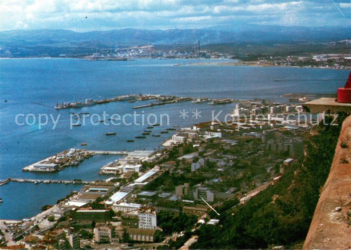 Gibraltar Stadt Hafen und Algeciras
