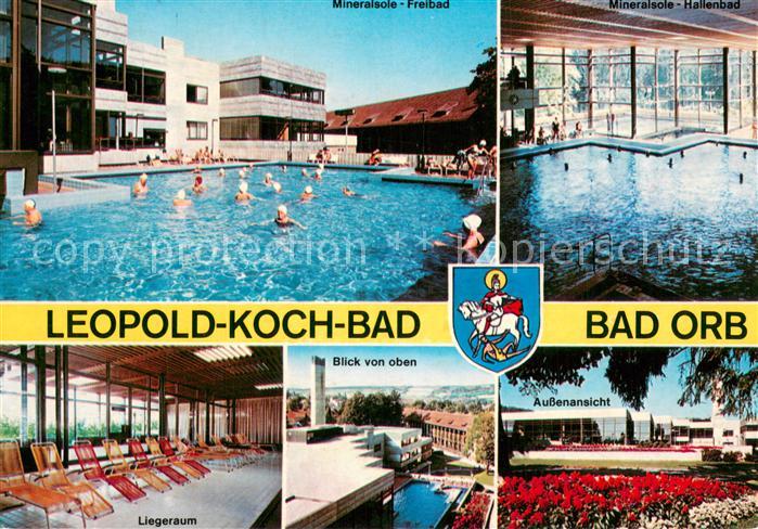 Bad Orb Leopold Koch Bad Freibad Hallenbad Liegeraum Park