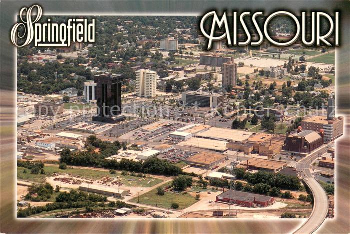 Springfield Missouri Queen City of the Ozarks aerial view