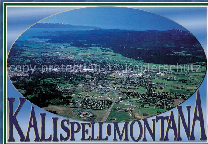 Kalispell Montana Aerial view