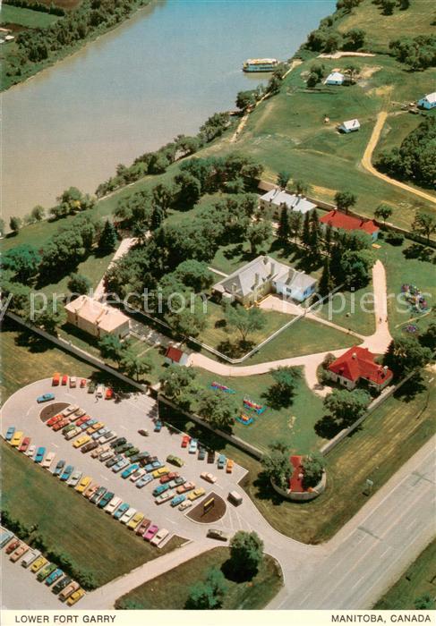Manitoba Lower Fort Garry aerial view