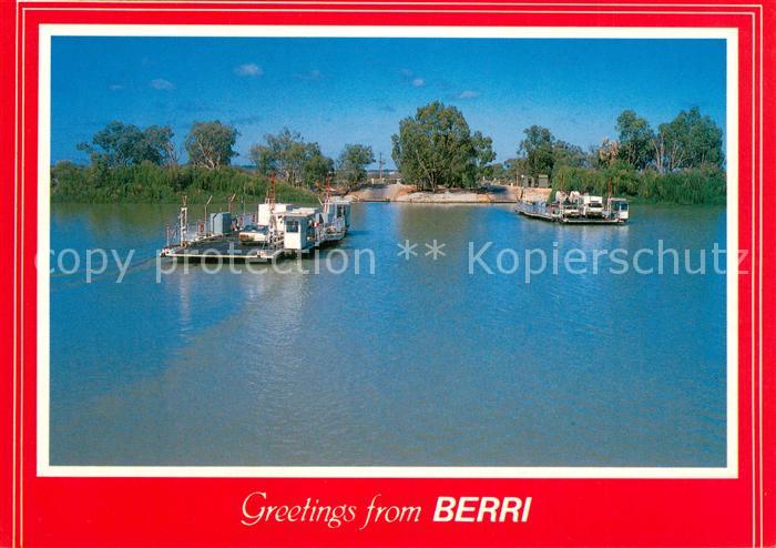 Berri Australia Faehre ueber den Murray River